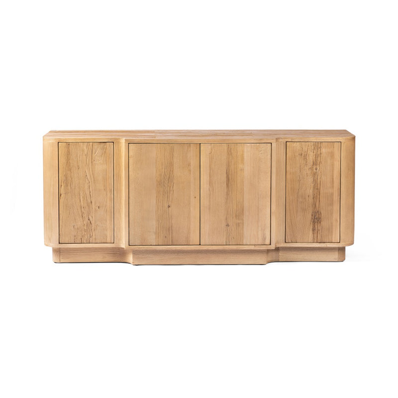Allandale Sideboard Natural Elm Front Facing View Four Hands