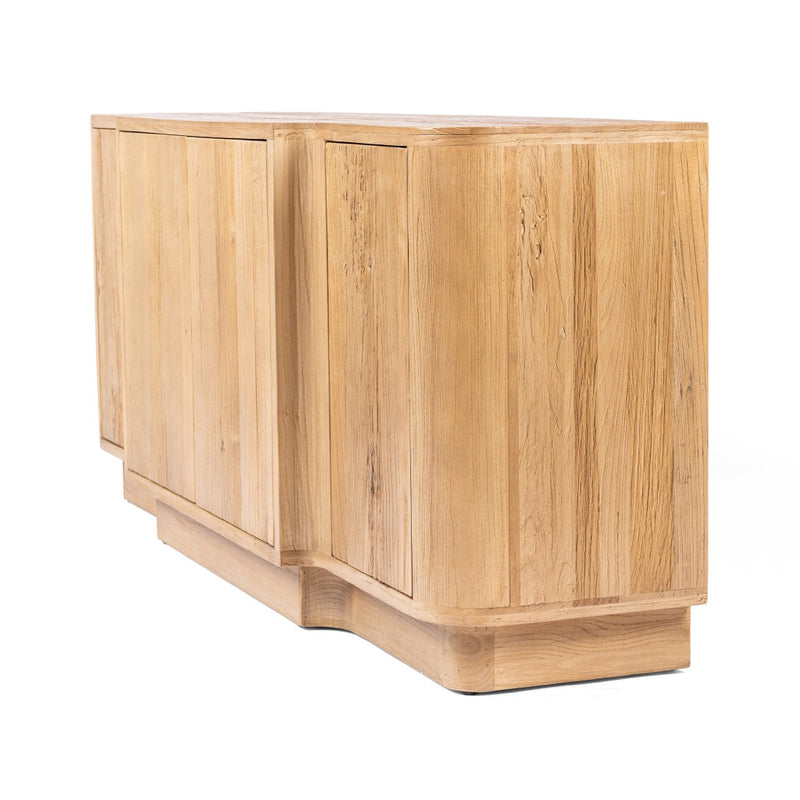 Allandale Sideboard Natural Elm Angled View 236212-001
