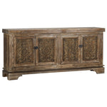 Amita Carved Wood Sideboard Classic Home angled view