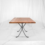 Animas Copper Top Dining Table - Natural