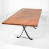 Animas Copper Top Dining Table - Natural