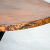 Animas Copper Top Dining Table - Oval