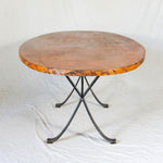 Animas Copper Top Dining Table - Oval