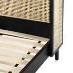 Antonia Cane Bed Brushed Ebony Slats