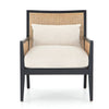 Four Hands Antonia Cane Accent Chair - Brushed Ebony