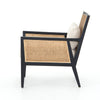 Antonia Cane Accent Chair - Brushed Ebony Side view