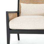 Antonia Cane Accent Chair - Brushed Ebony Detail view