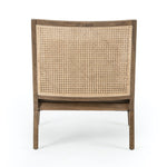 Antonia Cane Accent Chair - Toasted Nettlewood Back View