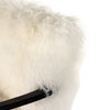Ashland Armchair Mongolia Cream Fur Backrest