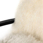 Ashland Armchair Mongolia Cream Fur Seating
