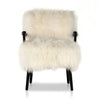 Ashland Fur Armchair Front View