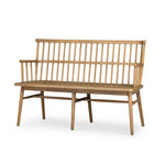 Accent Bench Sandy Oak Angled View Four Hands
