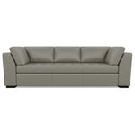 Astoria Leather Sofa Bali Gravel by American Leather