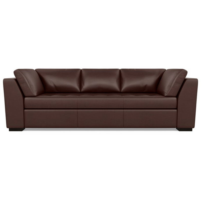Astoria Leather Sofa Capri Russet by American Leather