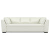 Astoria Leather Sofa Capri White by American Leather