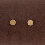 Astrid Floor Lamp - Dark Brown Leather Detail