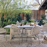 Atherton Outdoor Dining Table Staged Image Outdoor Setting
