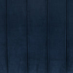 Augustine Ottoman Velvet Sapphire Detail