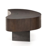 Avett Coffee Table Smoked Guanacaste Tall Piece Side View