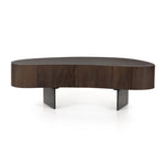 Avett Coffee Table Smoked Guanacaste Tall Piece Front View