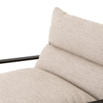 Avon Outdoor Sling Chair close up left back cushion and bottom view