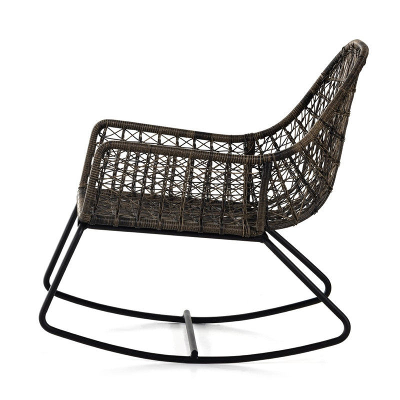 Four Hands Bandera Outdoor Rocking Chair Side View