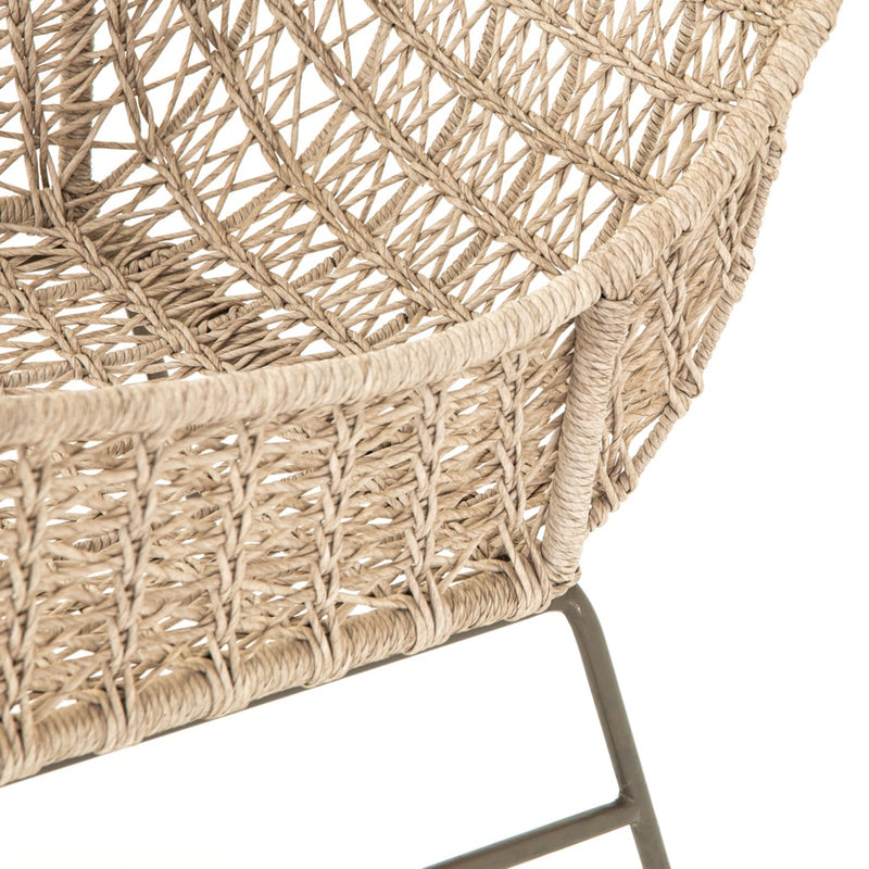 Bandera Outdoor Woven Club Chair Seating Four Hands