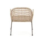 Bandera Outdoor Woven Club Chair Back View Four Hands