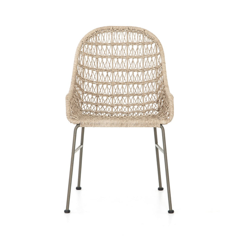 Four Hands Bandera Outdoor Woven Dining Chair front view