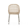 Four Hands Bandera Outdoor Woven Dining Chair back view