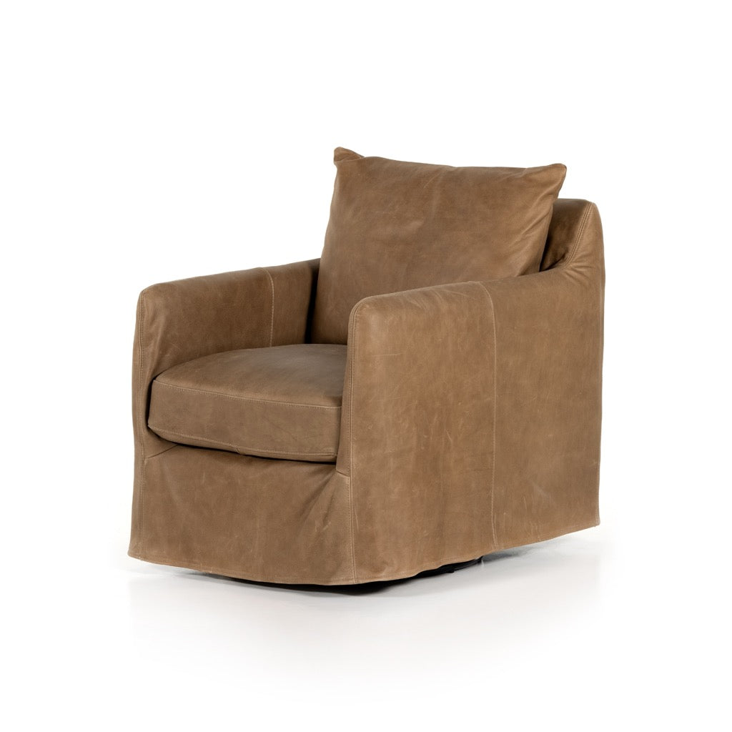 Banks Swivel Chair - Four Hands