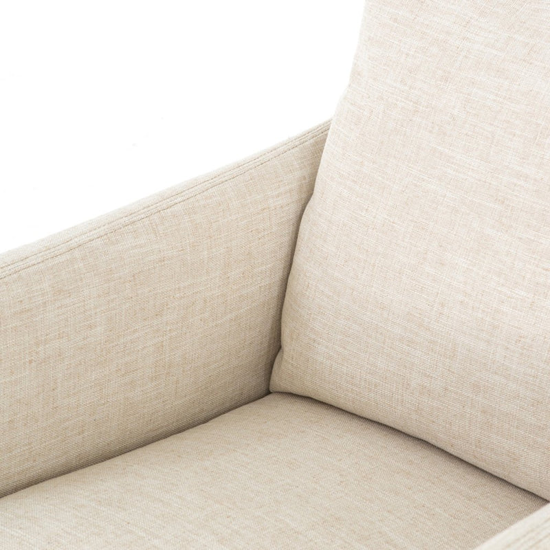 Banks Swivel Chair - Cambric Ivory CKEN-H6-087P seat detail
