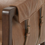 Bauer Leather Chair - Warm Taupe Dakota CABT-113Y-208 Four Hands Furniture