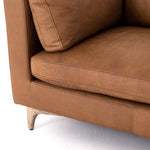 Bottom Left View Beckwith Sofa Naphina Camel by Four Hands Furniture