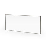 Bellvue Floor Mirror Rustic Black Angled Horizontal View 105810-004
