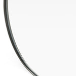 Bellvue Square Mirror Rustic Black Iron Frame 105819-005
