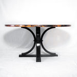 Vestal Copper Dining Table - Black & Natural Copper
