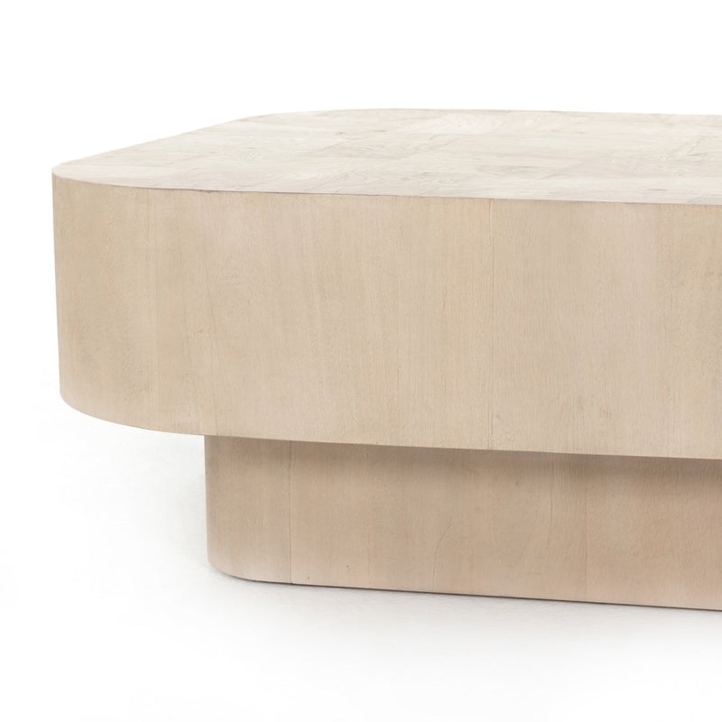 Blanco Coffee Table - Inset Base