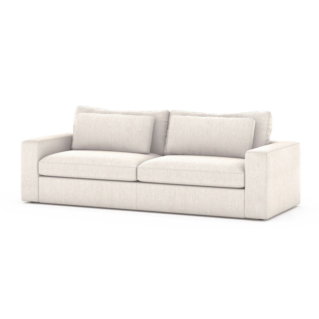 Bloor Sofa Bed Essence Natural Angled View Four Hands