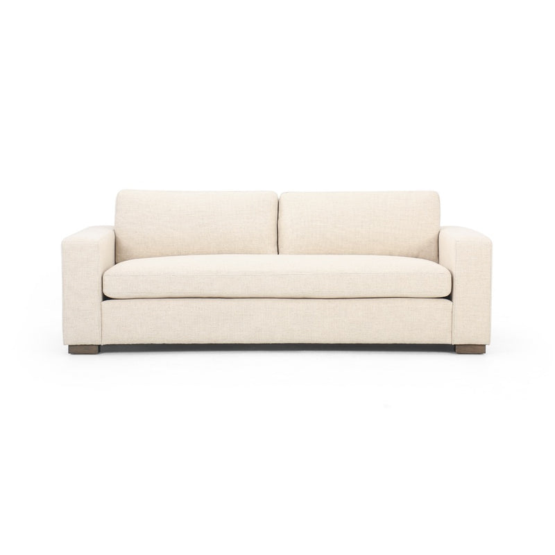 Four Hands Boone Sofa Thames Cream front full view