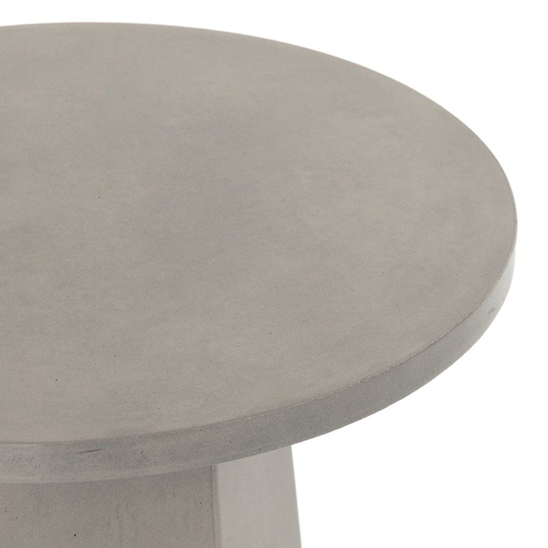 Bowman Outdoor End Table Rounded Edge Top View