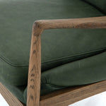 Braden Chair Oak Armrest Detail