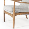 Braden Chair Manor Grey Solid Oak Legs 105660-026
