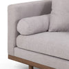 Brady Chaise Left Arm Facing Solid Parawood Frame Four Hands