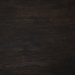 Brennan Black Oak Dining Table Wood Grain Detail