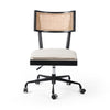 Britt Desk Chair Brushed Ebony Front View 229090-005
