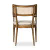 Britt Dining Armchair Toasted Nettlewood Back View Four Hands
