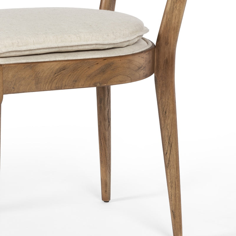 Britt Dining Chair - Toasted Nettlewood Legs