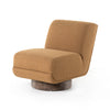 Four Hands Bronwyn Swivel Chair Copenhagen Amber