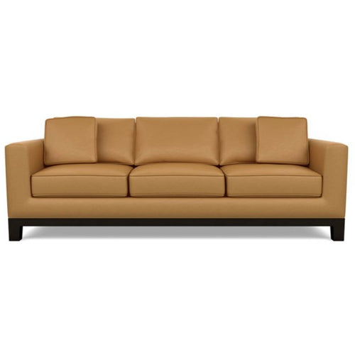Brooke Leather Sofa by American Leather Bali Butterscotch